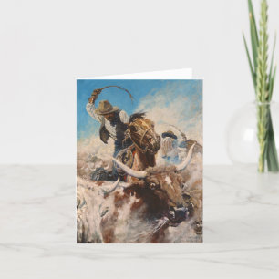 Carte De Remerciements Découper par Newell Convers Wyeth