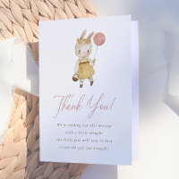 Découverte du sexe de bébé Lapin Bohème Aquarelle