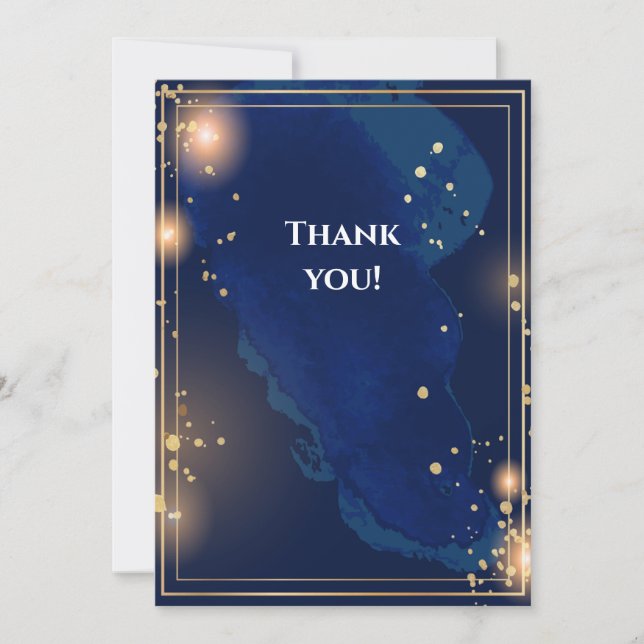 Carte de remerciements d'entreprise personnalisé - (Devant)