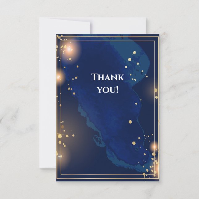 Carte de remerciements d'entreprise personnalisé - (Devant)