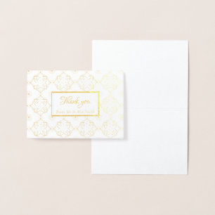 Carte de remerciements dépoli - Mariage