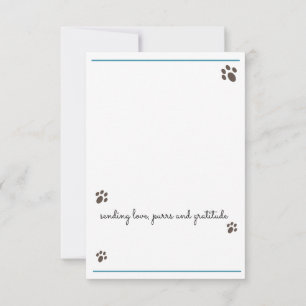 carte de remerciements des sources chaudes de love