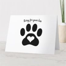 Désolé pour votre perte