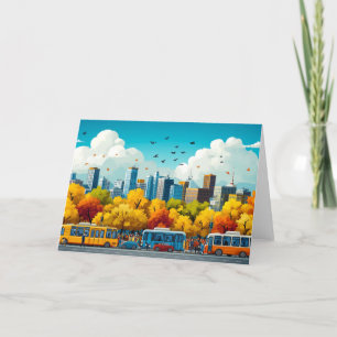 Carte De Remerciements Dessin d'aquarelle d'illustration de l'architectur