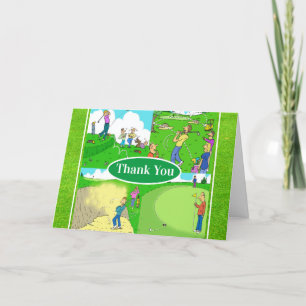 Carte De Remerciements Dessins animés Four Funny