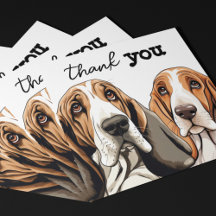 Deux Jolies faces Basset Hound
