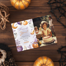 Deux Petits Boo Effrayants Halloween 2ème Annivers
