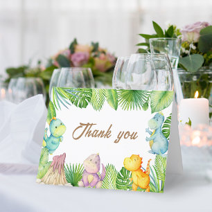 Carte De Remerciements Dinosaur Baby