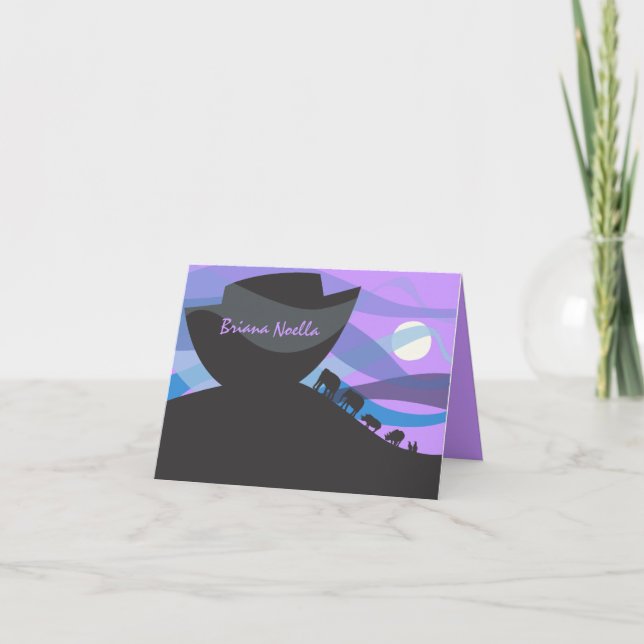 Carte de remerciements d'invitation de l'arche de (Devant)