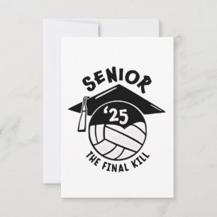 Carte De Remerciements Diplôme supérieur de volley-ball 2025
