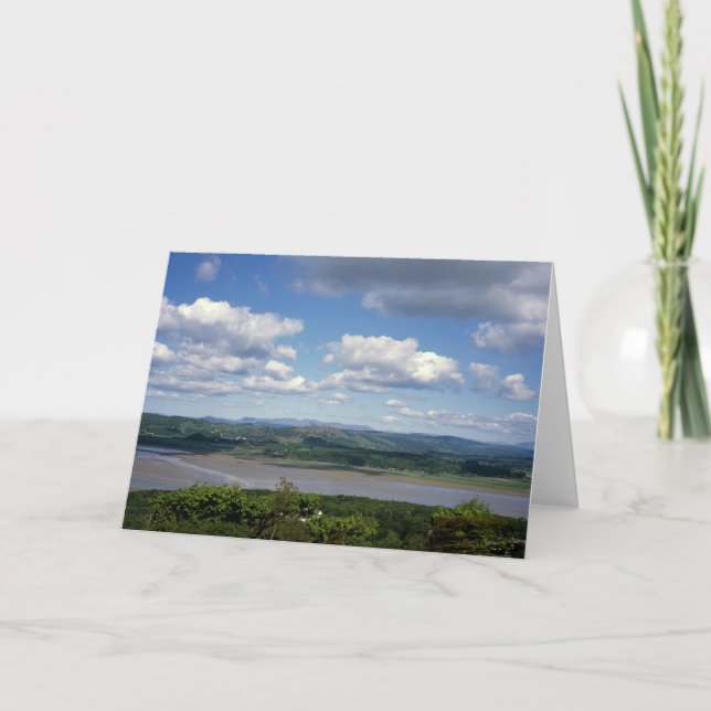 Carte De Remerciements District de River Kent Lake Cumbria Angleterre (Devant)