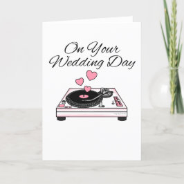 Carte De Remerciements DJ Mariage Card Musicien Musique Lover