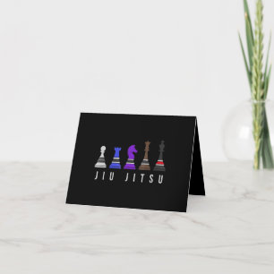 Carte De Remerciements djiu jitsu entraînement, cadeau bjj avec texte.