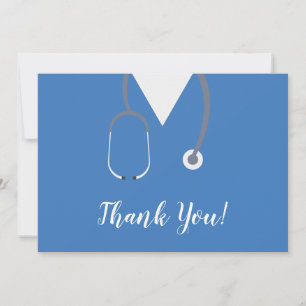 Carte De Remerciements Docteur et infirmière