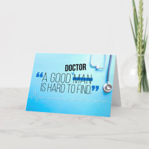 Carte De Remerciements Docteur Merci, Un bon docteur est difficile à trou