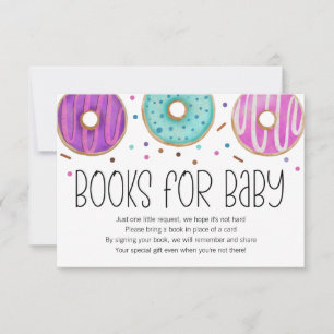 Carte De Remerciements Donut Baby Sprinkle Livres pour Baby Card