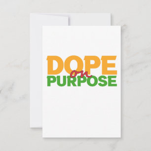 Carte De Remerciements Dope on Purpose Funny JunetDix Black History