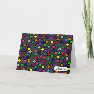 Carte De Remerciements Dots and Sticks