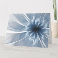 Doux et tendreté bleu fleur imaginaire fractal cu