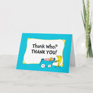 Carte De Remerciements Dr. Seuss   Un Poisson - Remerciements pour Baby S