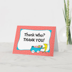 Carte De Remerciements Dr. Seuss   Un Poisson - Remerciements pour Baby S
