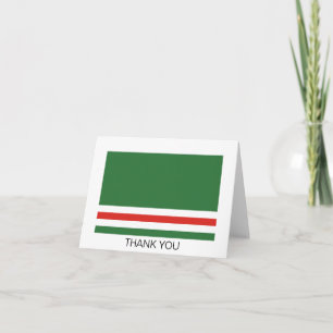 Carte De Remerciements Drapeau de la République tchétchène d'Ichkérie