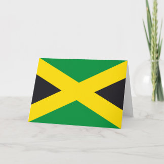 Carte De Remerciements Drapeau jamaïcain
