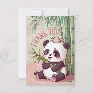 Carte De Remerciements Dreamy Boho Panda