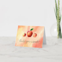 Drôle 'Vous êtes une Pêche' Crossed Out Card avec 
