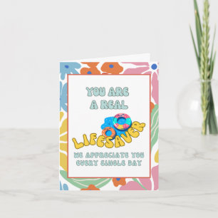 Carte de remerciements du collègue bénévole enseig