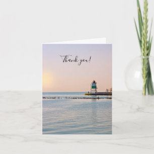 Carte de remerciements du phare sud-est du port de