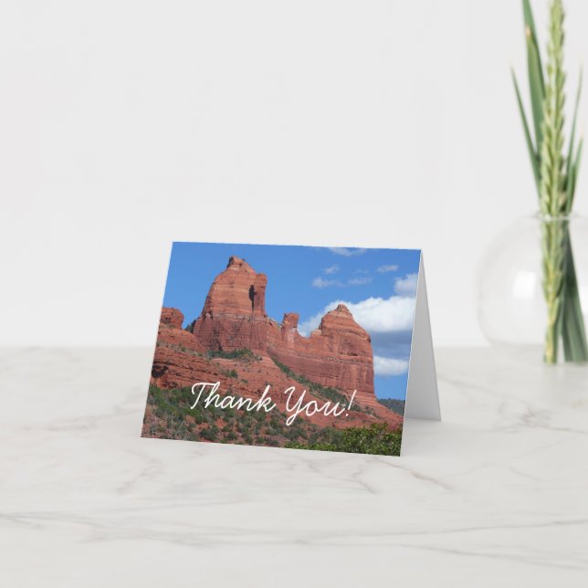 Carte De Remerciements Eagle Rock I Sedona Arizona Photographie de voyage (Devant)