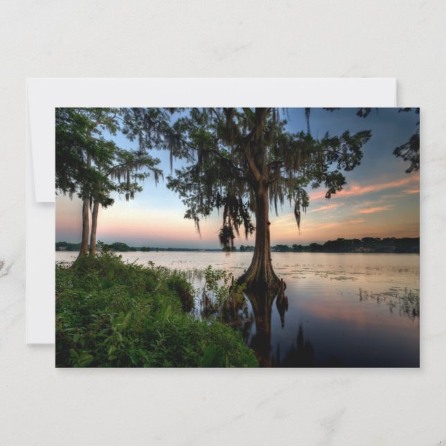Carte De Remerciements Eau | Kraft Azalea Park Maitland Floride (Devant)