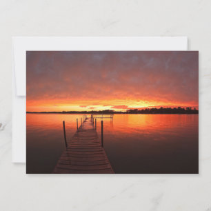 Carte De Remerciements Eau Lac Minnetonka, Minnesota
