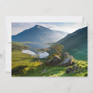 Carte De Remerciements Eau Pen yr Ole Wen Lake Idwal Snowdonia Park