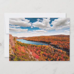 Carte De Remerciements Eau   Porcupine Mountains Michigan