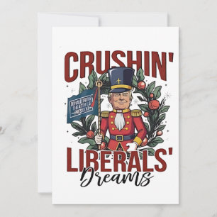 Carte De Remerciements Écraser les rêves des libéraux Casse-noisette Noël