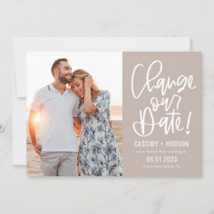 Carte De Remerciements Écriture Funky Modifier la couleur Modifier la car