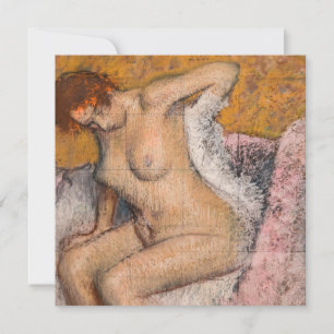 Carte De Remerciements Edgar Degas - Après le bain