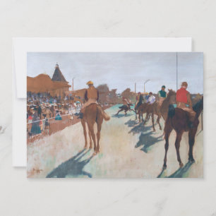Carte De Remerciements Edgar Degas - Le Défilé