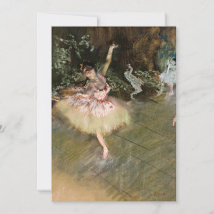 Carte De Remerciements Edgar Degas - The Star 1878