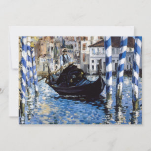 Carte De Remerciements Edouard Manet - Grand Canal, Venise
