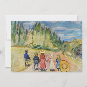 Carte De Remerciements Edvard Munch - La Forêt de Conte de Fées