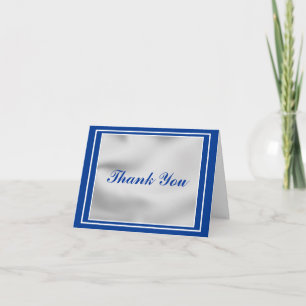 Carte de remerciements élégant de Mitzvah de barre