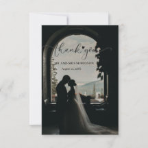 élégant écriture manuscrite unique photo mariage