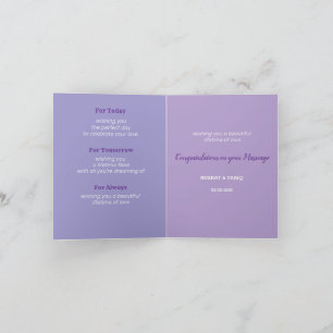 Carte De Remerciements Élégant floral d'ivoire Mariages en attente de fél
