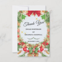 Élégant Mariage de Noël noir blanc