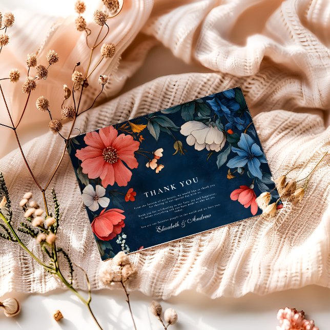 Carte De Remerciements Élégant Mariage Halloween (Créateur téléchargé)