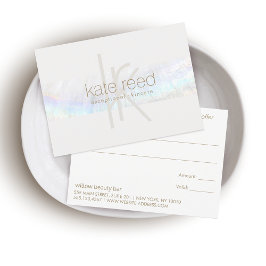 Carte De Remerciements Élégant Monogramme moderne Seashell Certificat cad