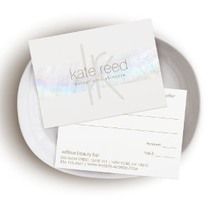 Carte De Remerciements Élégant Monogramme moderne Seashell Certificat cad